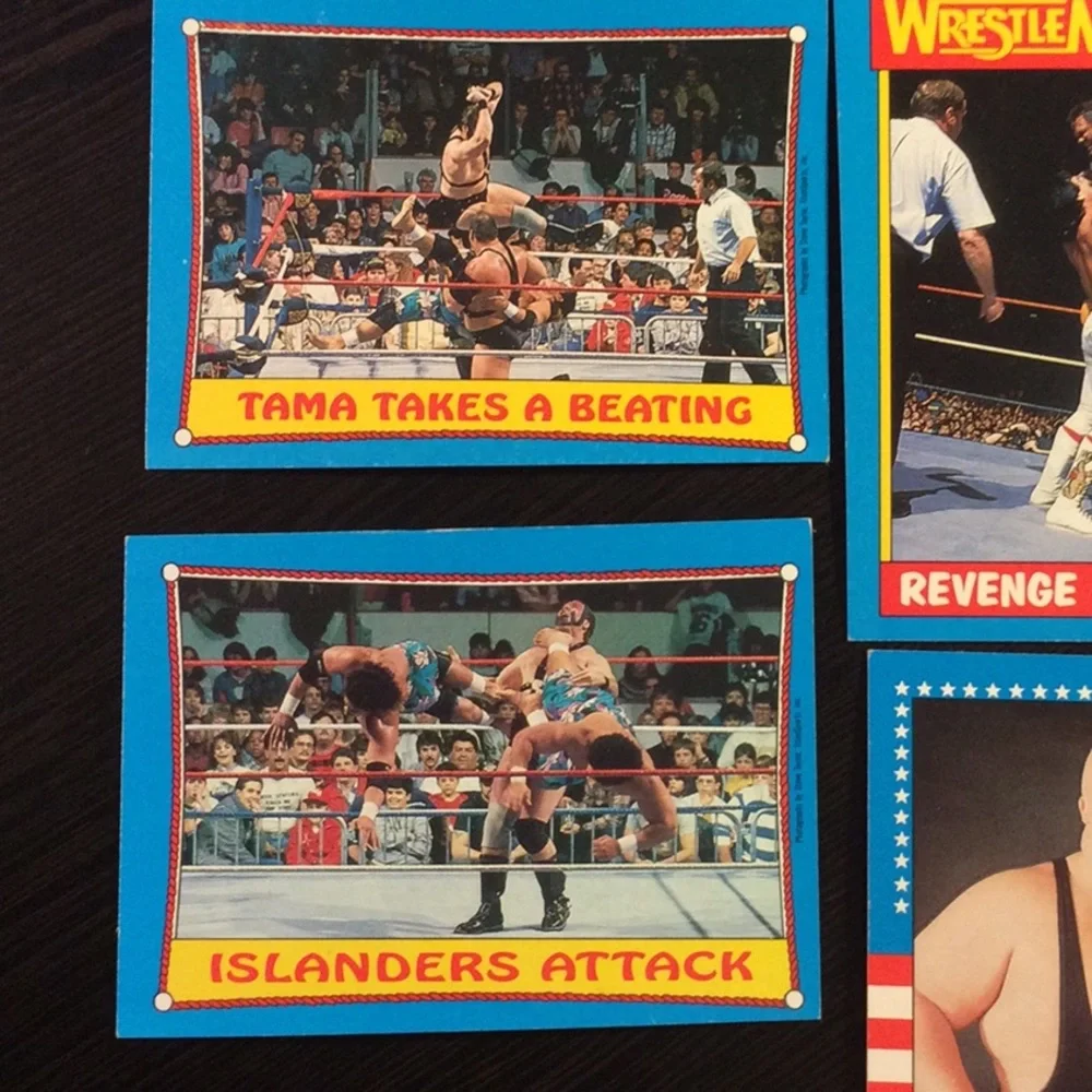1987 WWF Wrestling Topps (10) cards Andre the Giant Hulk Hogan The Challenge - Picture 8 of 12